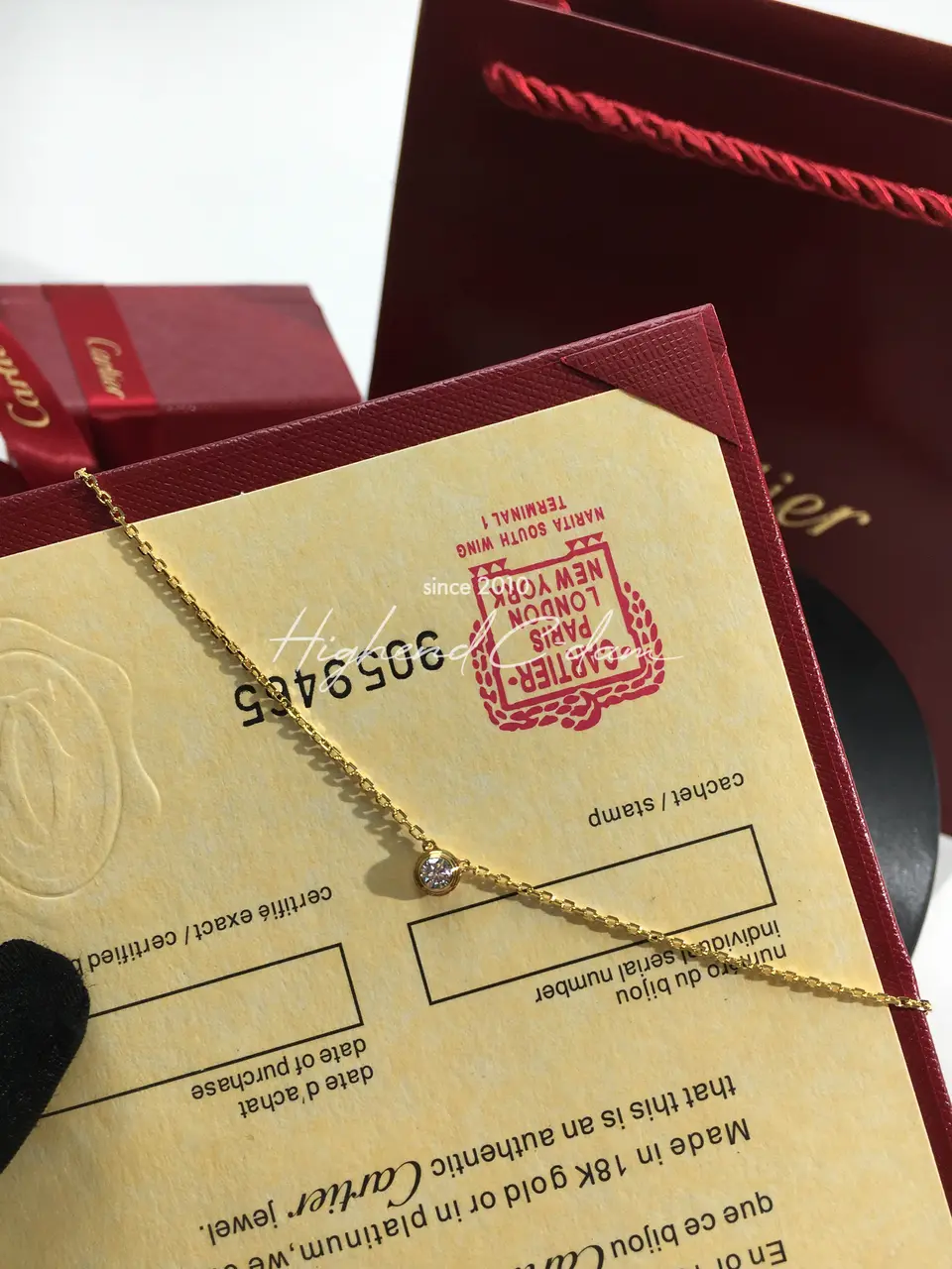 까르띠에 cartier 다무르 목걸이 (3COLOR) (라지 사이즈)