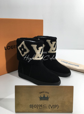루이비통 lv 스노우드롭 플랫 앵글부츠