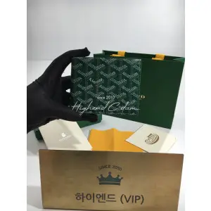 고야드 빅투와르 반지갑 (컬러 그린)