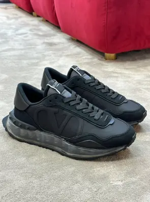 발렌티노 vltn 넷러너 패브릭 스니커즈 (남성용)