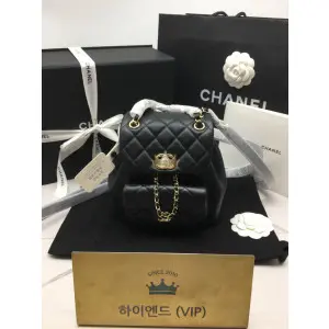 샤넬 22C 듀마 백팩 스몰 카프스킨 (하이엔드급)