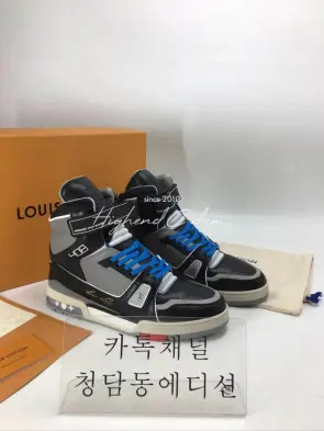 루이비통 lv 트레이너 스니커즈 하이 (남녀공용)