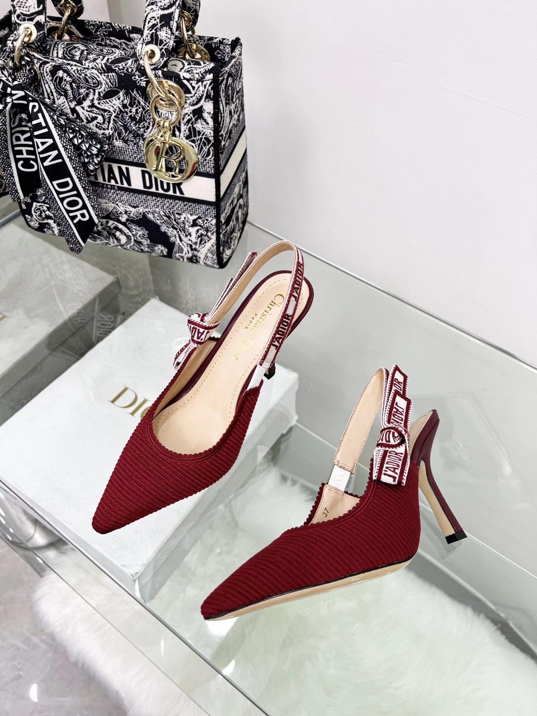 디올 J`a dior 슬링백 힐 (굽1.5cm/6.5cm/9.5cm)