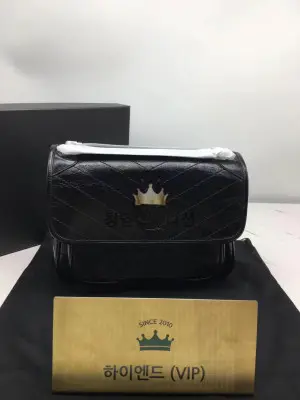 생로랑 니키백 미디움 633158 (체인 블랙) (하이엔드급)