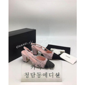 샤넬 트위드 슬링백 미들