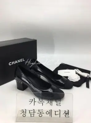 샤넬 체인 펌프스