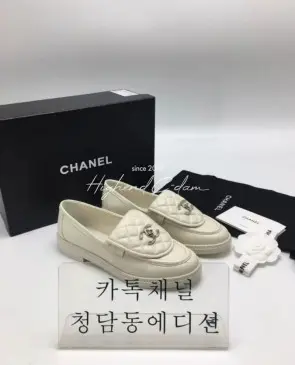 샤넬 퀄팅 단화