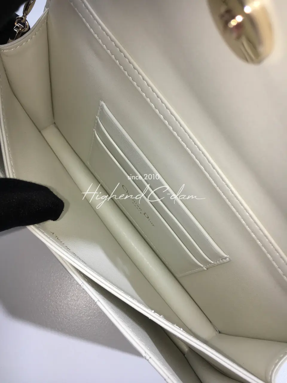 디올 레이디 탑 핸들 클러치
