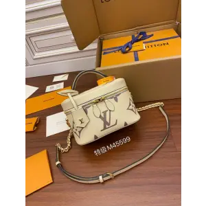 루이비통 바이컬러 앙프렝뜨 베니티백PM M45599