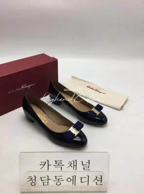 페레가모 바라보우 펌프스