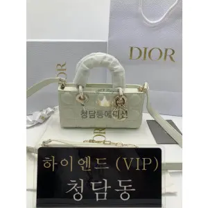 디올 CD D-JOY 까나쥬 숄더백 스몰