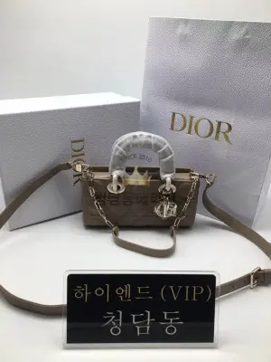디올 CD D-JOY 까나쥬 숄더백 스몰