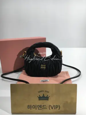 미우미우 MIU MIU 완더 마테라쎄 호보백 미니