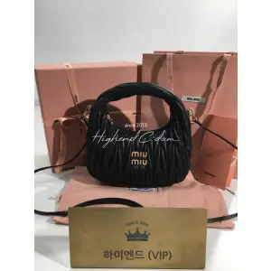 미우미우 MIU MIU 완더 마테라쎄 호보백 스몰