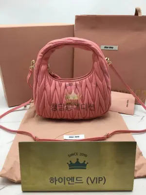 미우미우 MIU MIU 완더 마테라쎄 호보백 스몰