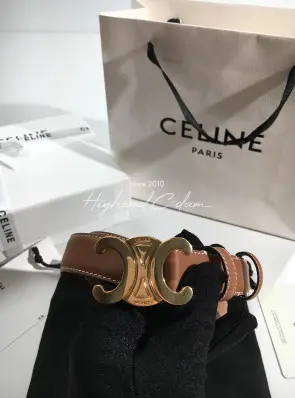 셀린느 로고 벨트 2.5cm