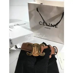 셀린느 로고 벨트 2.5cm