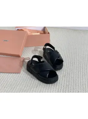 미우미우 벨크로 샌들