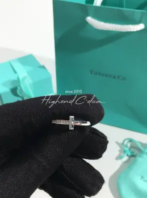 티파니앤코 반지 (컬러 화이트골드, 로즈골드)