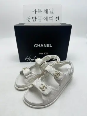 샤넬 벨크로 샌들