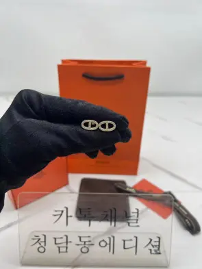 에르메스 hermes 샹달 이어링 (컬러 골드,화이트골드 2COLOR)