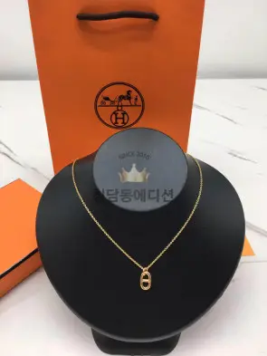 에르메스 hermes 샹달 목걸이 (컬러 골드, 화이트골드) (V-gold소재)