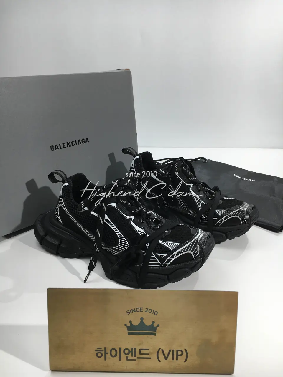 발렌시아가 3xl 스니커즈 (남녀공용) (컬러 블랙)