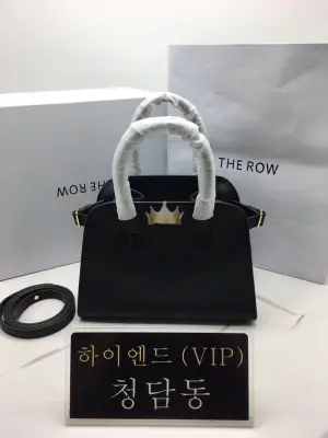 더 로우 N/S 마고 10 백 카프스킨 골드
