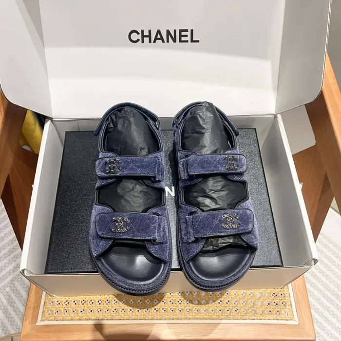 샤넬 23ss chanel 벨크로 샌들 (upgrade ver.)