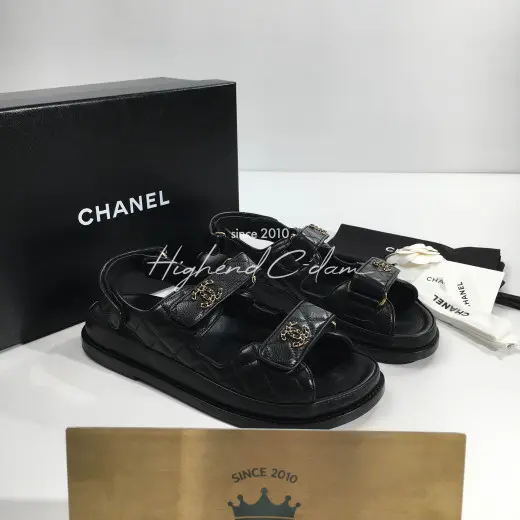 샤넬 23ss chanel 벨크로 샌들 (upgrade ver.)