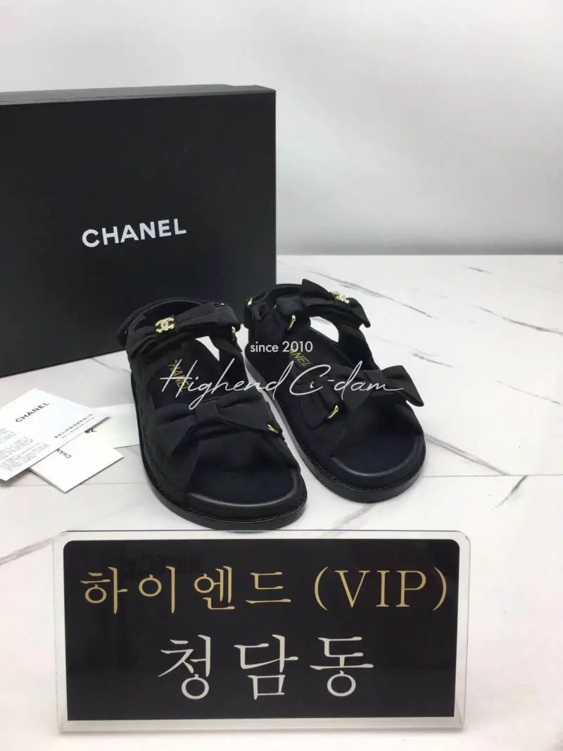 샤넬 23ss chanel 벨크로 샌들 (upgrade ver.)
