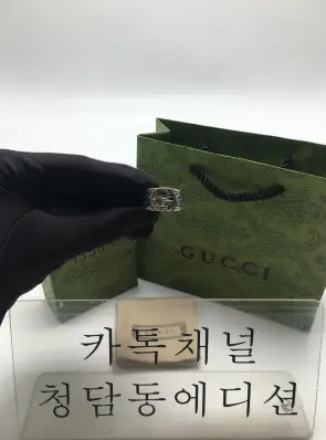 구찌 gucci 스털링 실버 반지