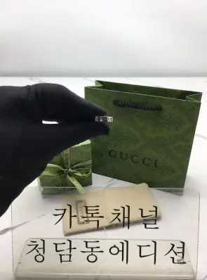 구찌 고스트링 G 반지 4mm