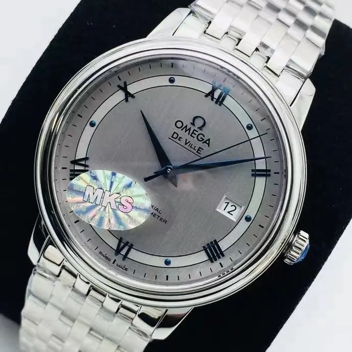 오메가 드빌 프리스티지 남자 손목 시계 39.5mm