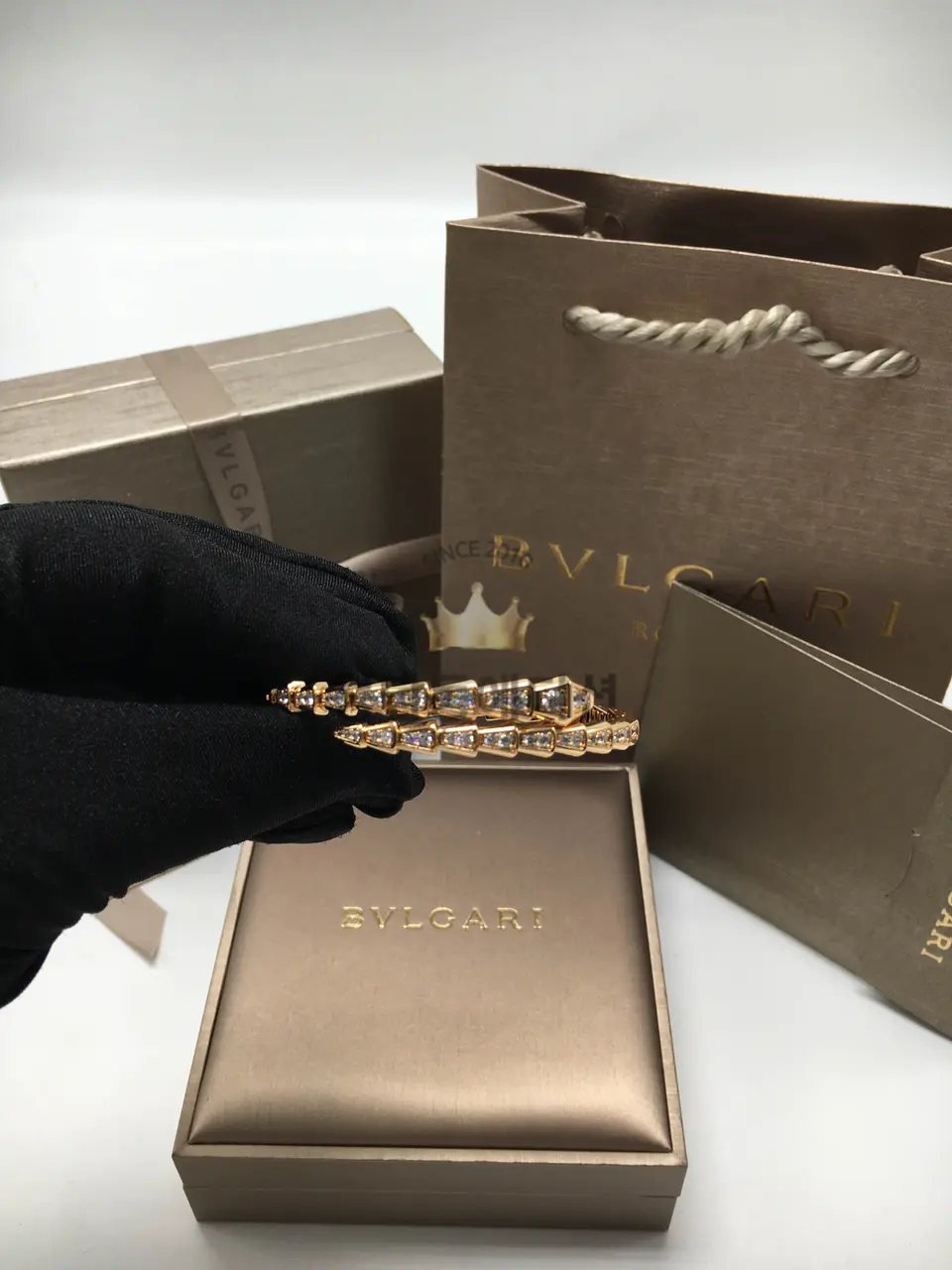 불가리 bvlgari 스네이크 다이아 브레이슬릿