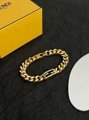 펜디 fendi 바게트 체인 브레이슬릿