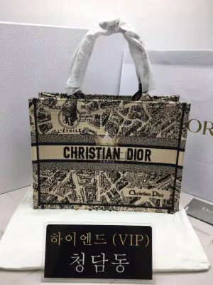 디올 북토트백 미디움(신상)