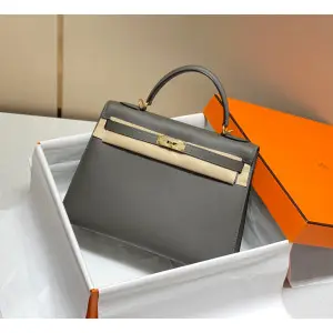 에르메스 앱송 켈리 반수공 (버클컬러 은장/금장)