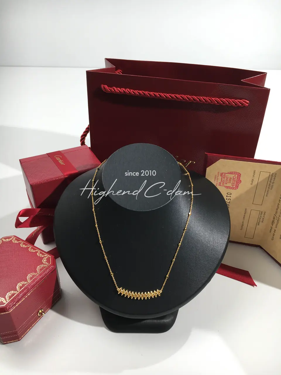 까르띠에 cartier 클래쉬드 목걸이 (3COLOR)