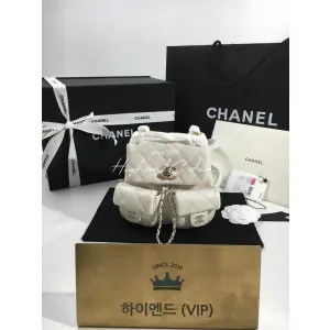 샤넬 22P 듀마 백팩 투포켓 스몰 카프스킨 캐비어
