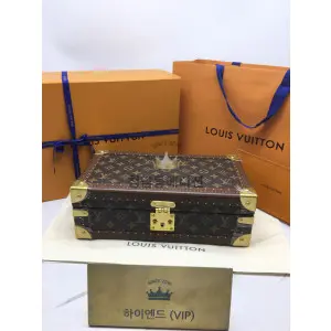 루이비통 코프레 8 몽트레 모노그램 캔버스 워치 케이스