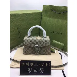 구찌 디오니서스 스몰 탑 핸들백 739496