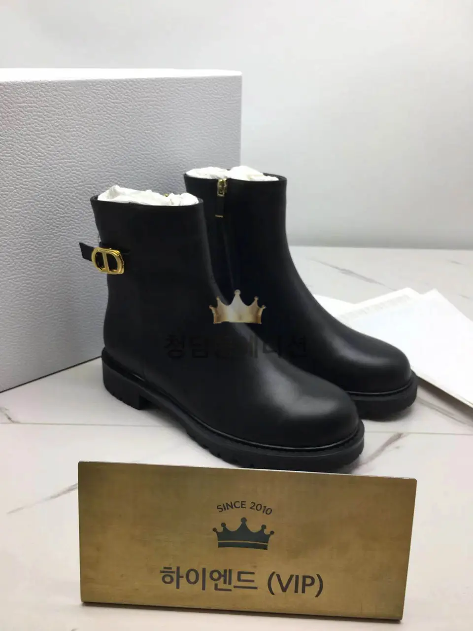 디올 앵클부츠 슈즈