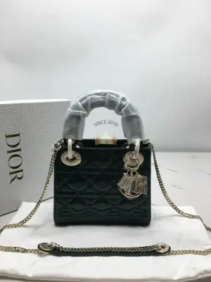 디올 레이디백 17cm 페이던트
