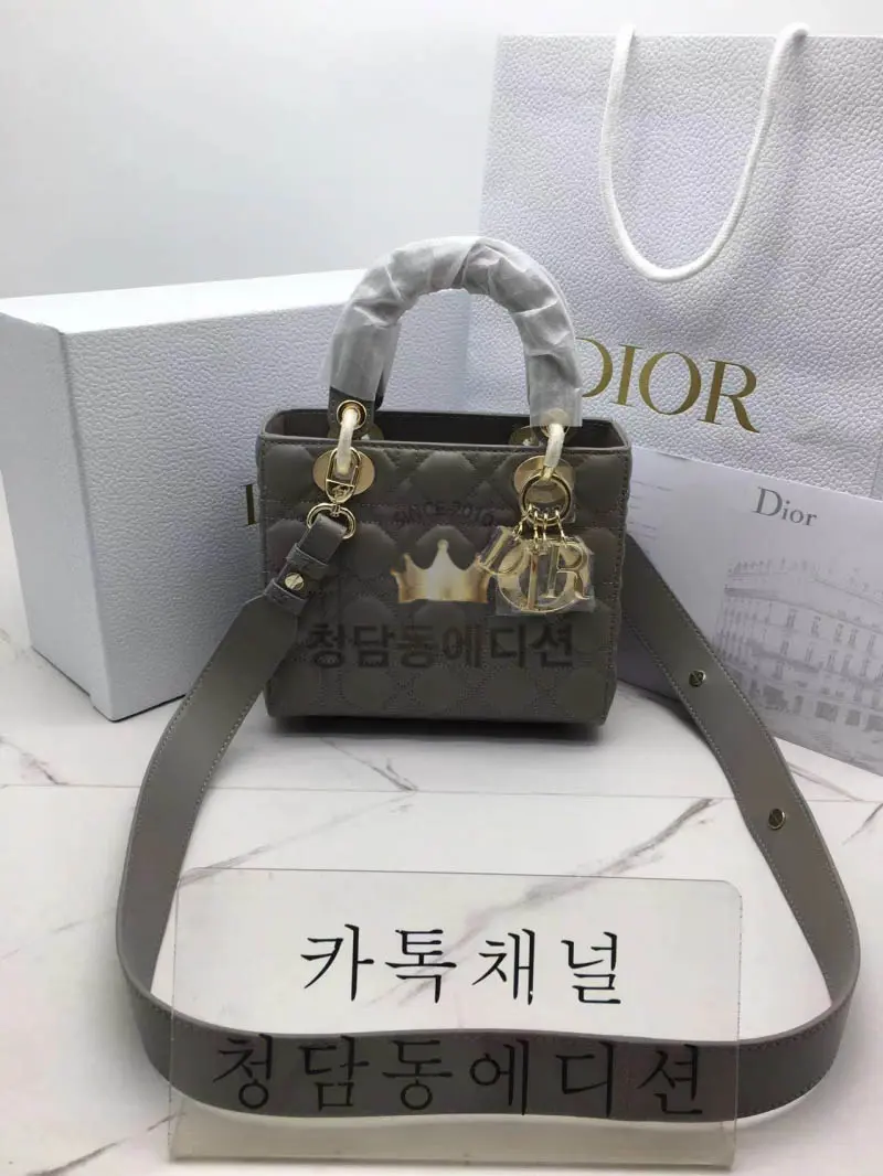 디올 램스킨 레이디백 MY ABC