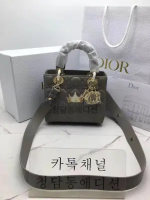 디올 램스킨 레이디백 MY ABC
