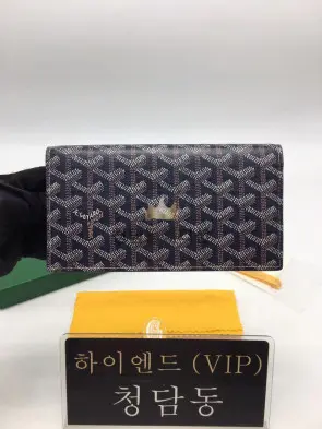 고야드 리슐리유 플랩 장지갑 (똑딱이버전) (컬러 네이비)