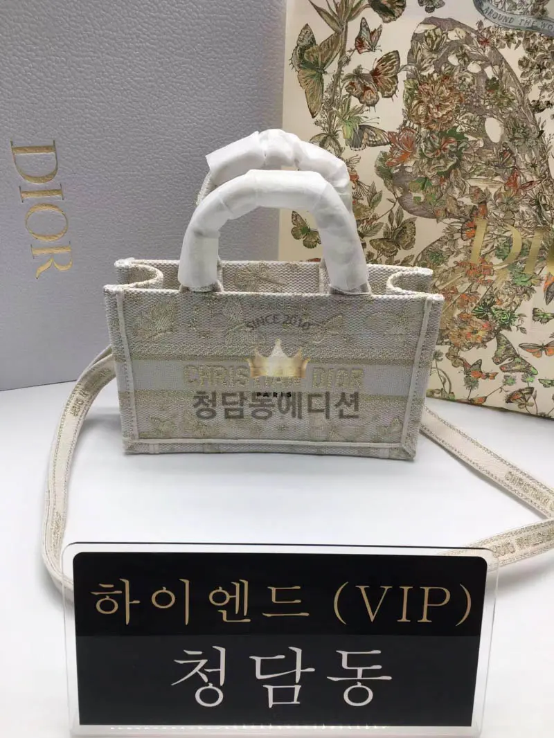 디올 북토트백 미니 숄더스트랩