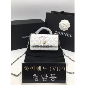 샤넬 23K 탑 핸들 WOC (2 line)
