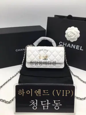 샤넬 23K 탑 핸들 WOC (2 line)